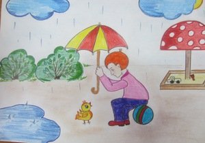 Добрый поступок рисунок детский