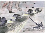 Дорога жизни блокадного Ленинграда рисунки