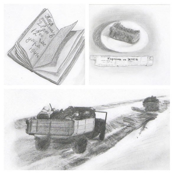 Рисунок блокадалениннграда