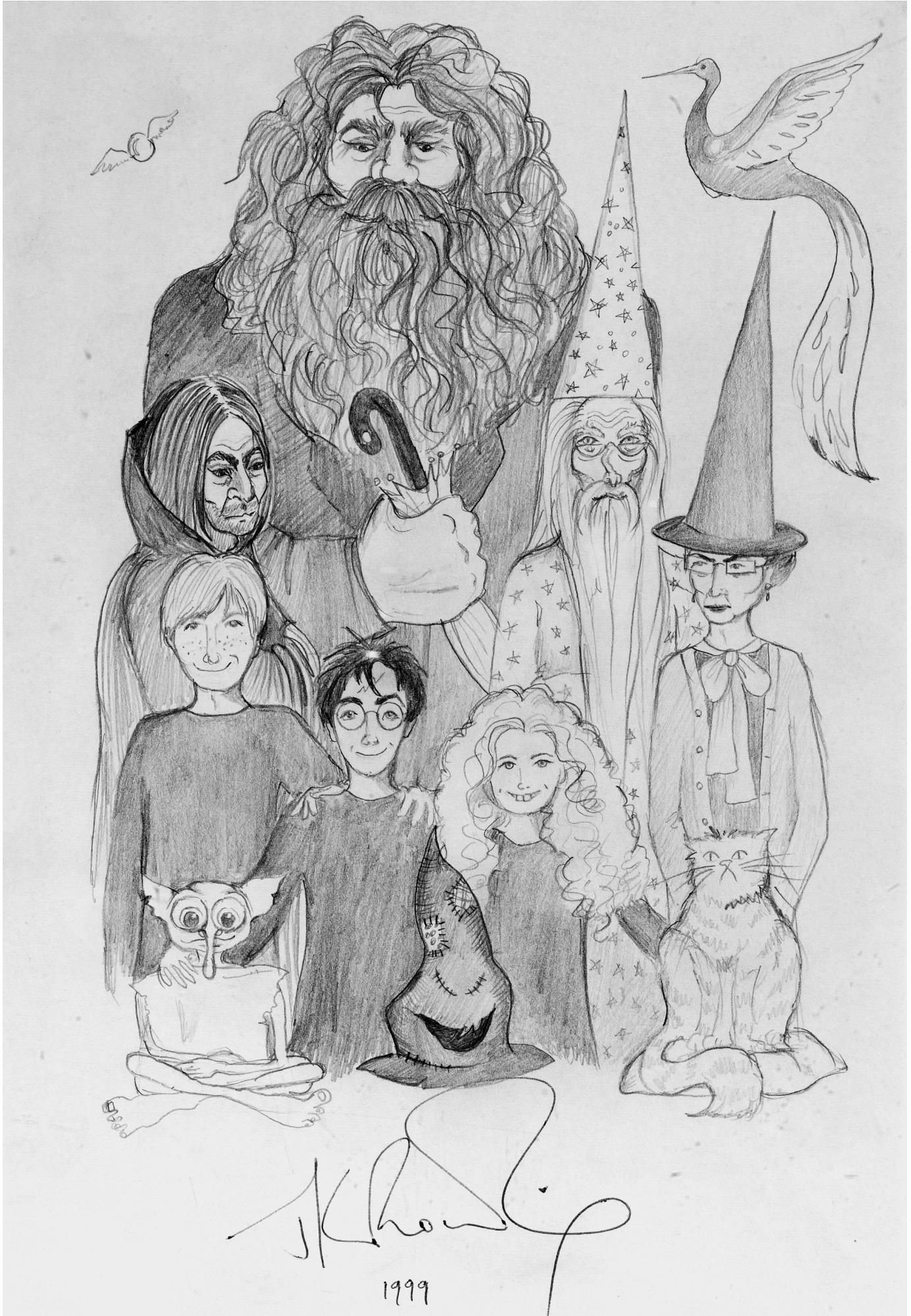 Иллюстрации к Гарри Поттеру Джоан Роулинг