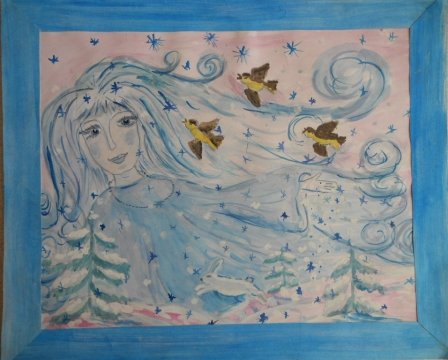 Конкурс рисунков волшебница зима