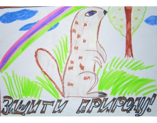 Плакат на тему охрана природы