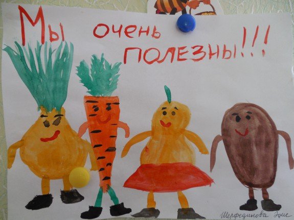 Рисунок на тему здоровое питание