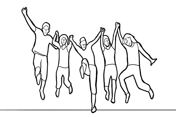 Группы людей для рисования