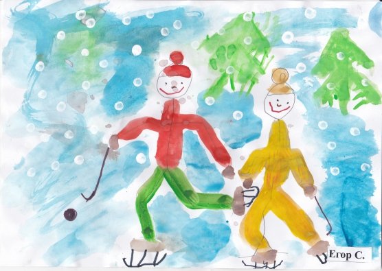 Рисование спорт подготовительная группа