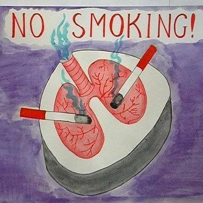 Рисунок на тему курение