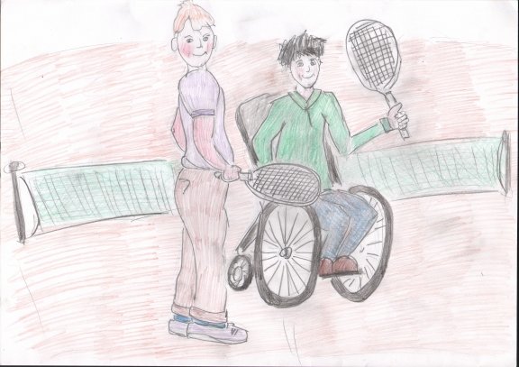 Рисунки к Дню инвалида детские