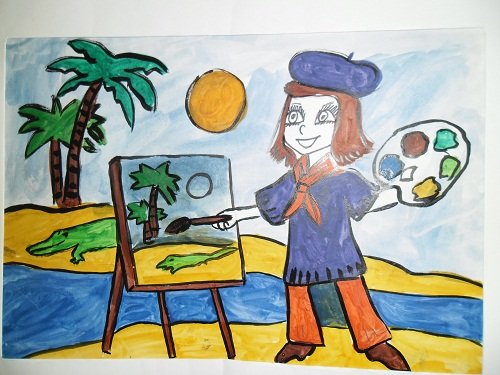 Рисунок труд красит человека