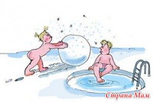 Закаливание раскраска