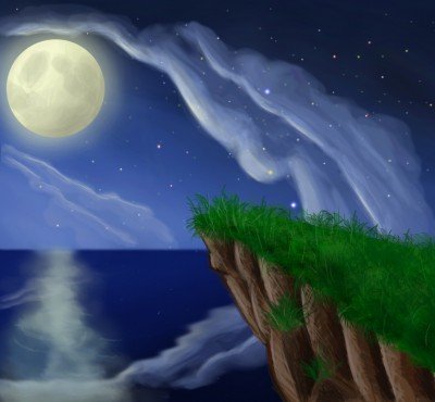 Иллюстрация к стихотворению Утес