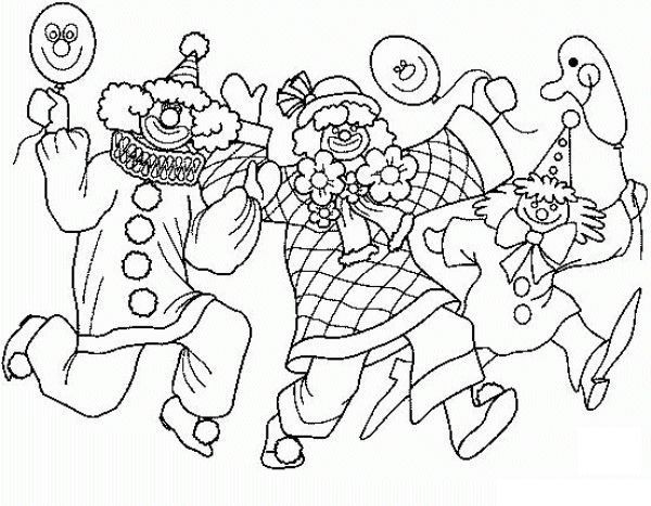 Раскраска новогодний карнавал