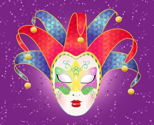Рисование на тему карнавальная маска