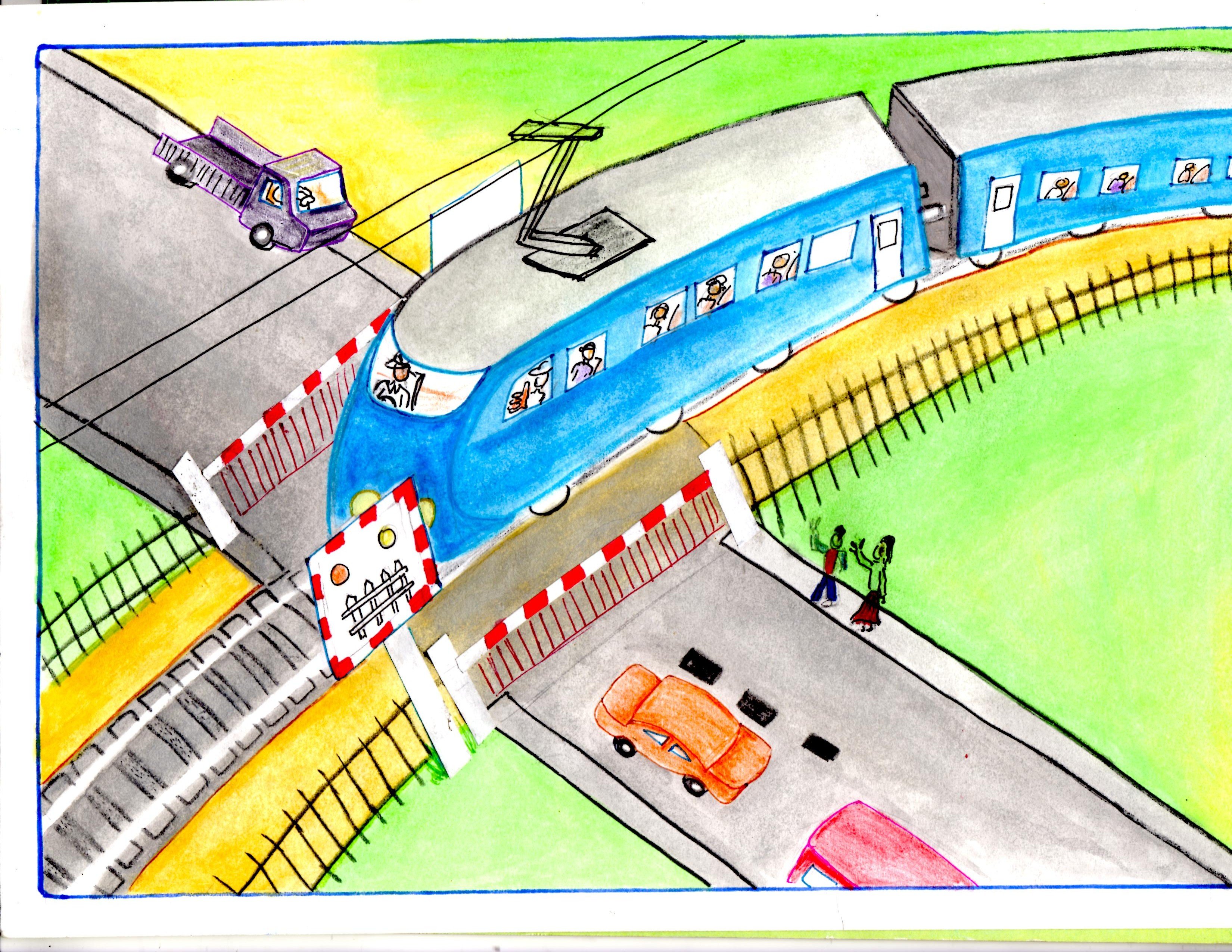 Железные дороги 3 класс. Детская железная дорога рисунок. Железная дорога рисунок для детей. Детская железная дорога нарисовать. Нарисовать детскую железную дорогу.