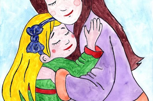 Рисунок на тему мама милая моя