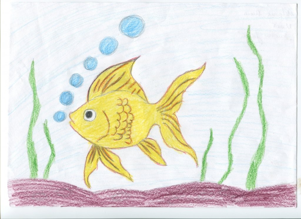 Свободная тема рисунок 5 класс изо легко. Детские рисунки на свободную тему. Рисование рыбки. Рисование Золотая рыбка. Рисунки на изо свободная тема.