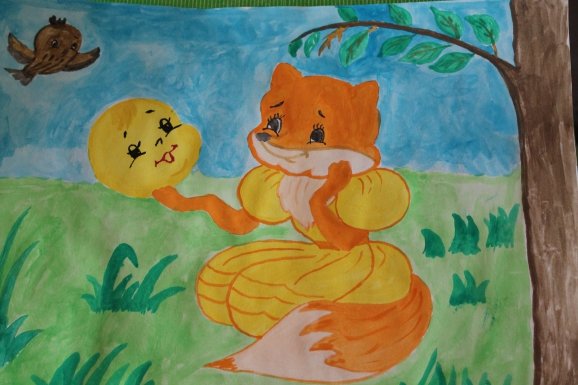 Рисование Колобок