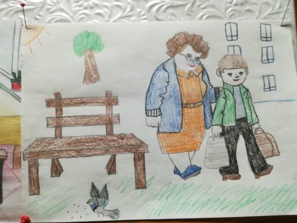 Рисунок на тему дарить людям добро