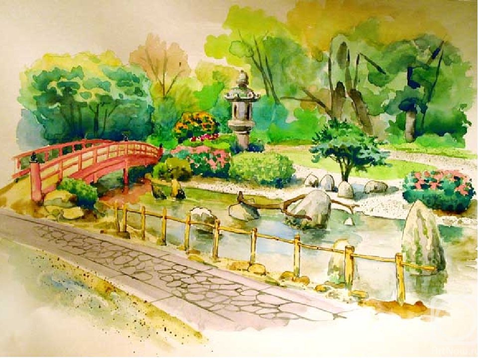 Нарисованный парк