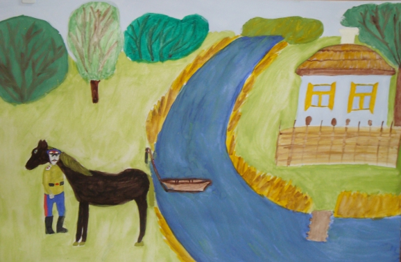 Аппликация на тему казачество