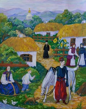 Рисунок на кубанскую тему