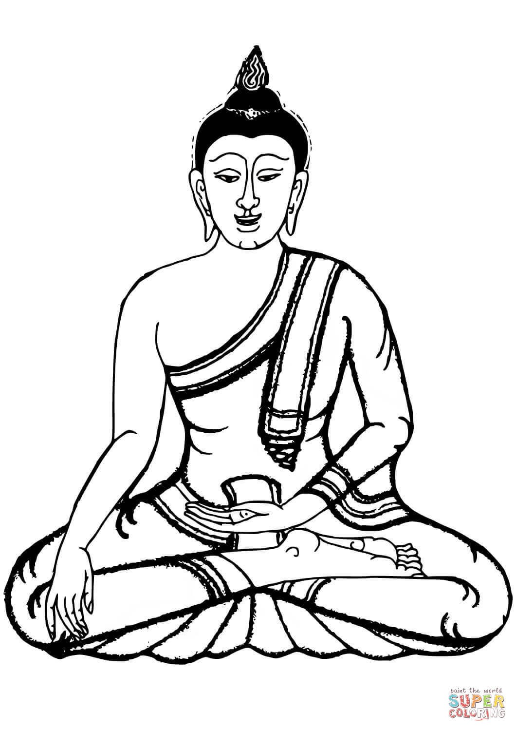 Рисунки древней индии. Будда Шакьямуни древнее изображение. Будда в древней Индии рисунок. Будда Шакьямуни рисунок. Будда раскраска.