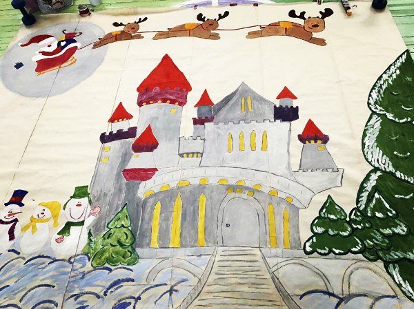 Рисунок праздник к нам приходит новый год