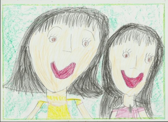 Детские рисунки мамы