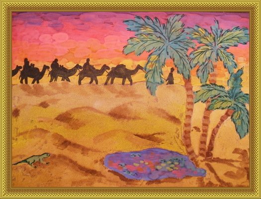 Три пальмы Лермонтов иллюстрации