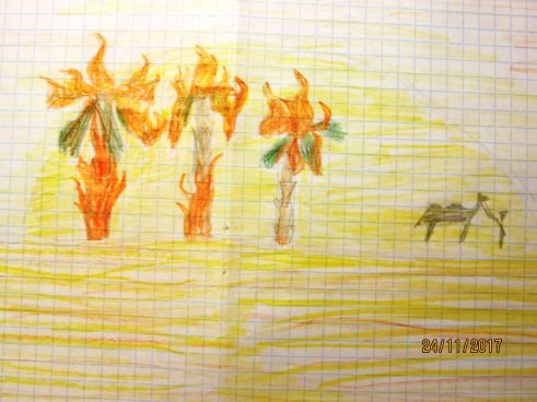 Иллюстрация к стихотворению три пальмы Лермонтов