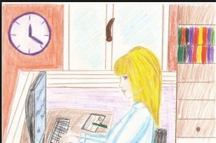 Профессия моей мамы рисунок