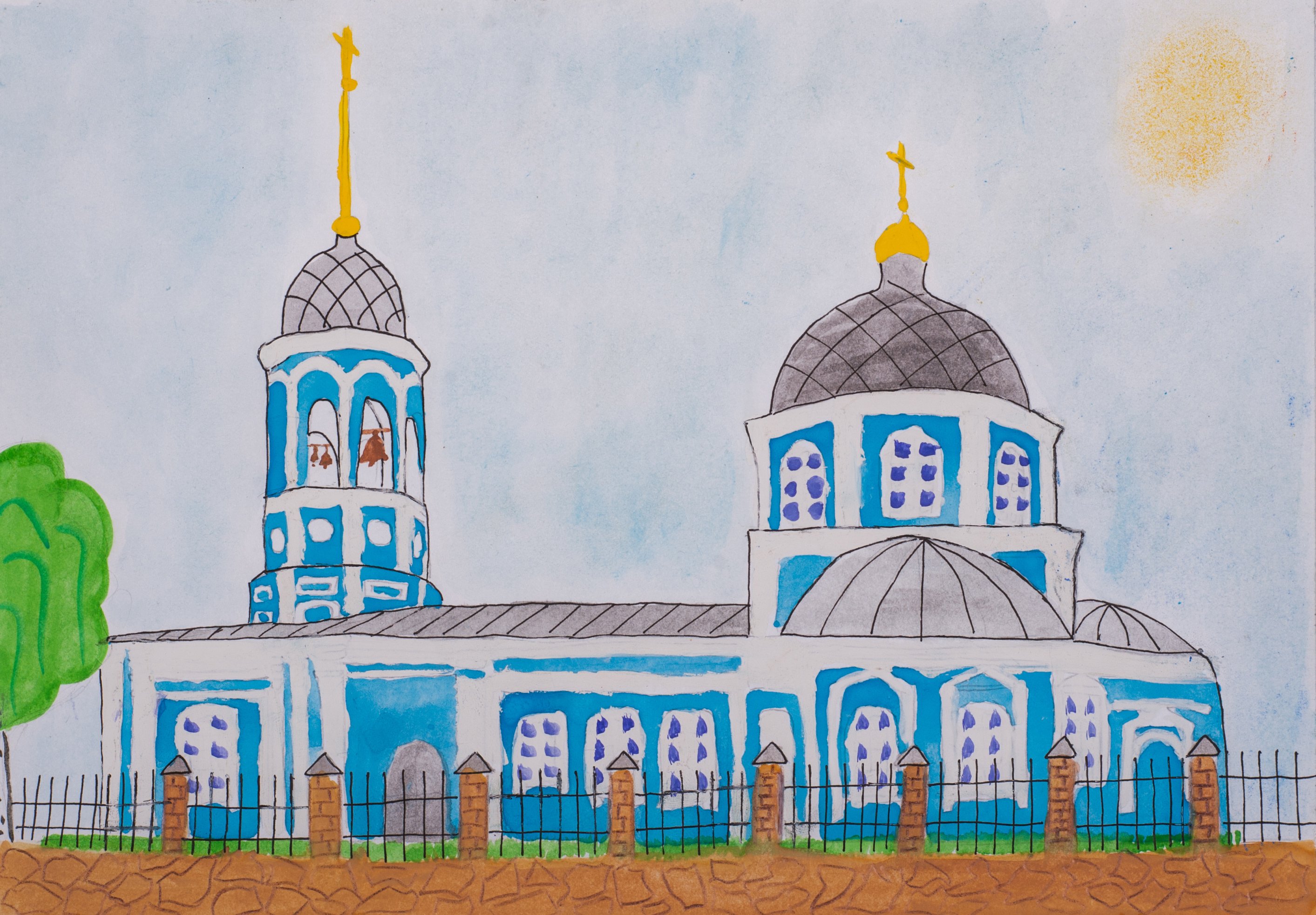 Каменск-Уральский рисунок Церковь