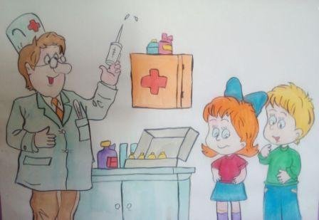 Рисунки на тему прививки