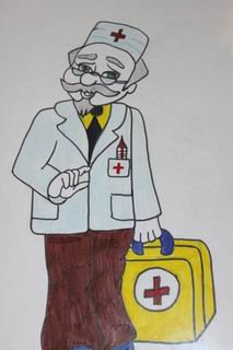 Рисунок посвященный медицинским работникам