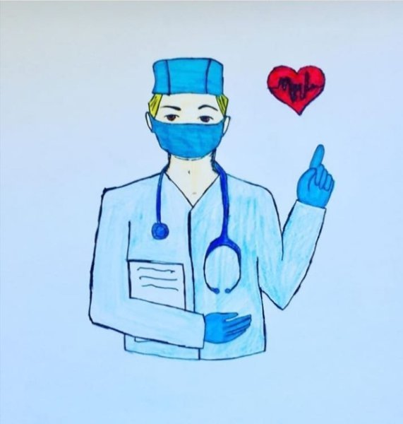 Рисунки на тему врачи герои