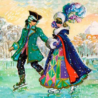 Новогодний бал рисунок