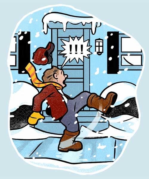 Гололед картина