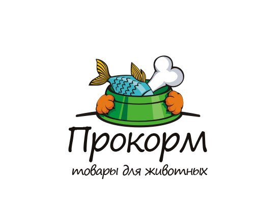 Товары для животных вывеска