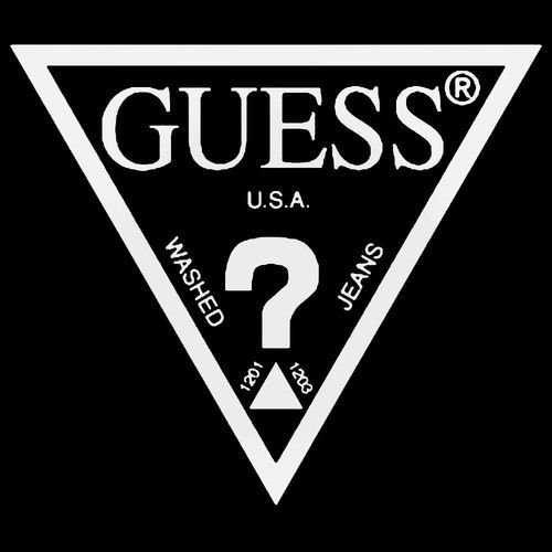Guess надпись