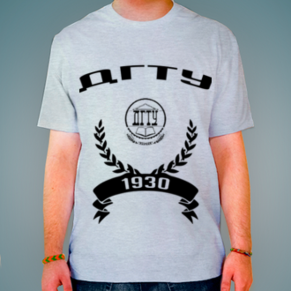 Футболка с логотипом вуза