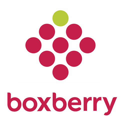Boxberry логотип на прозрачном фоне