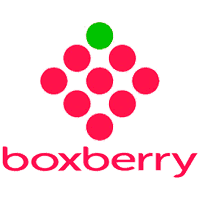 Boxberry логотип на прозрачном фоне