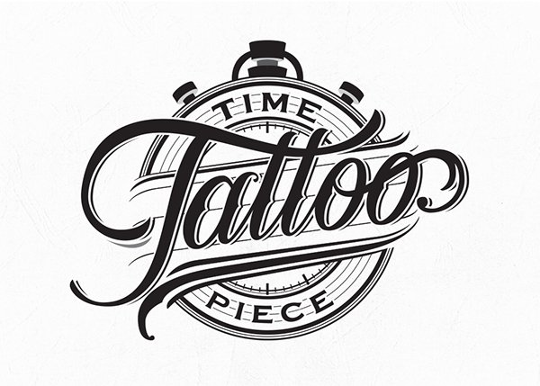 Тату надпись вектор