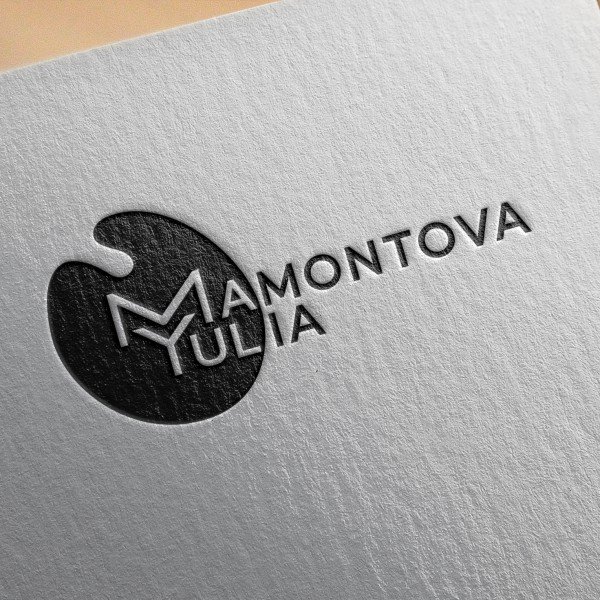 Стильный логотип художника