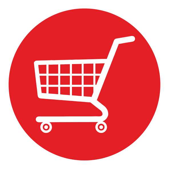 Значок тележки супермаркета