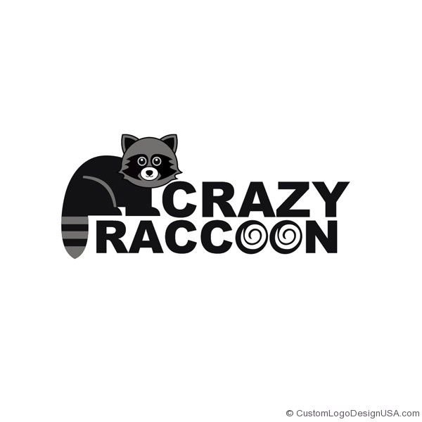 Raccoon надпись