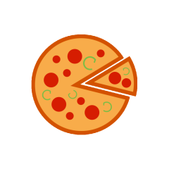 Пиццерия логотип без фона