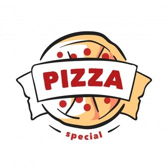 Пиццерия логотип без фона