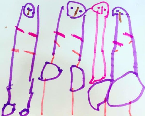 Смешные детские рисунки