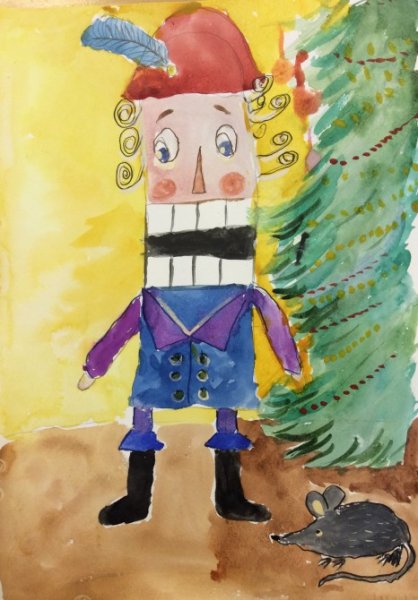 Щелкунчик детские рисунки