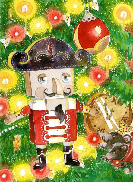 Иллюстрация к сказке Щелкунчик и мышиный Король 5 класс